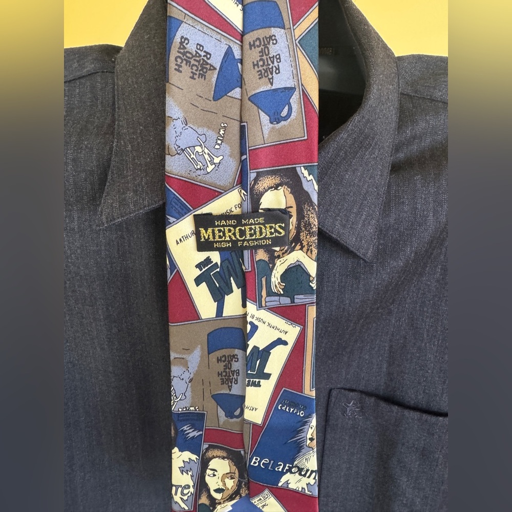 Mercedes hand made tie